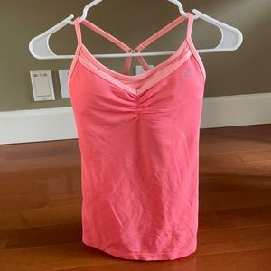 Orange Lorna Jane bra tank